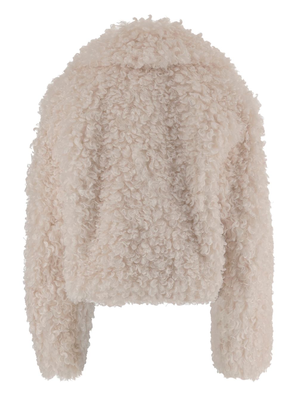 Stand Studio White Wool Coat — Luxe Wrap Coat for Women