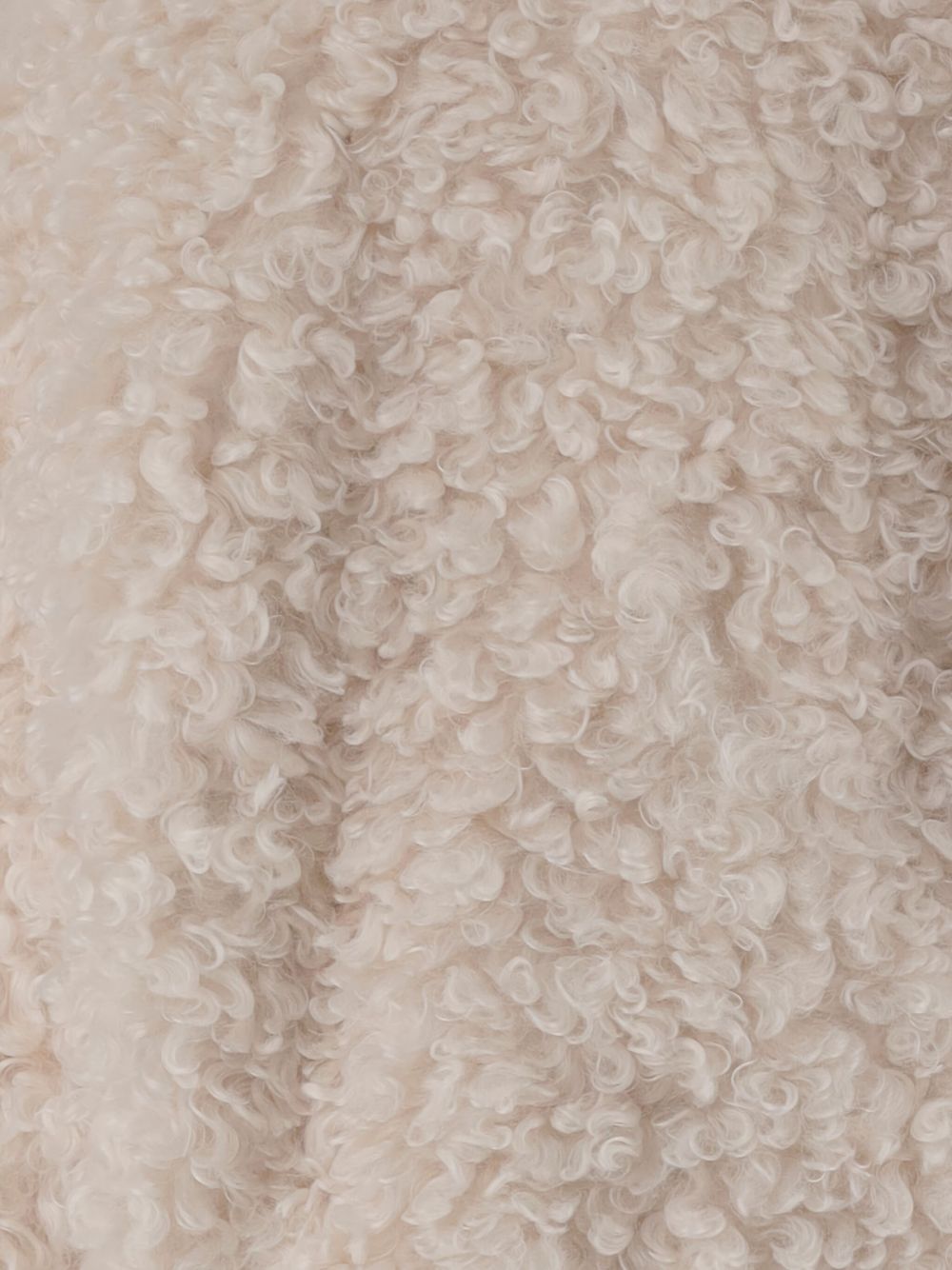 Stand Studio White Wool Coat