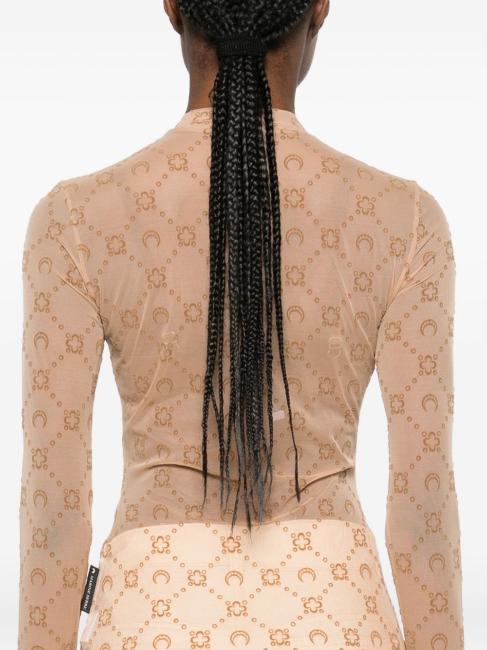 Marine Serre Camel Top