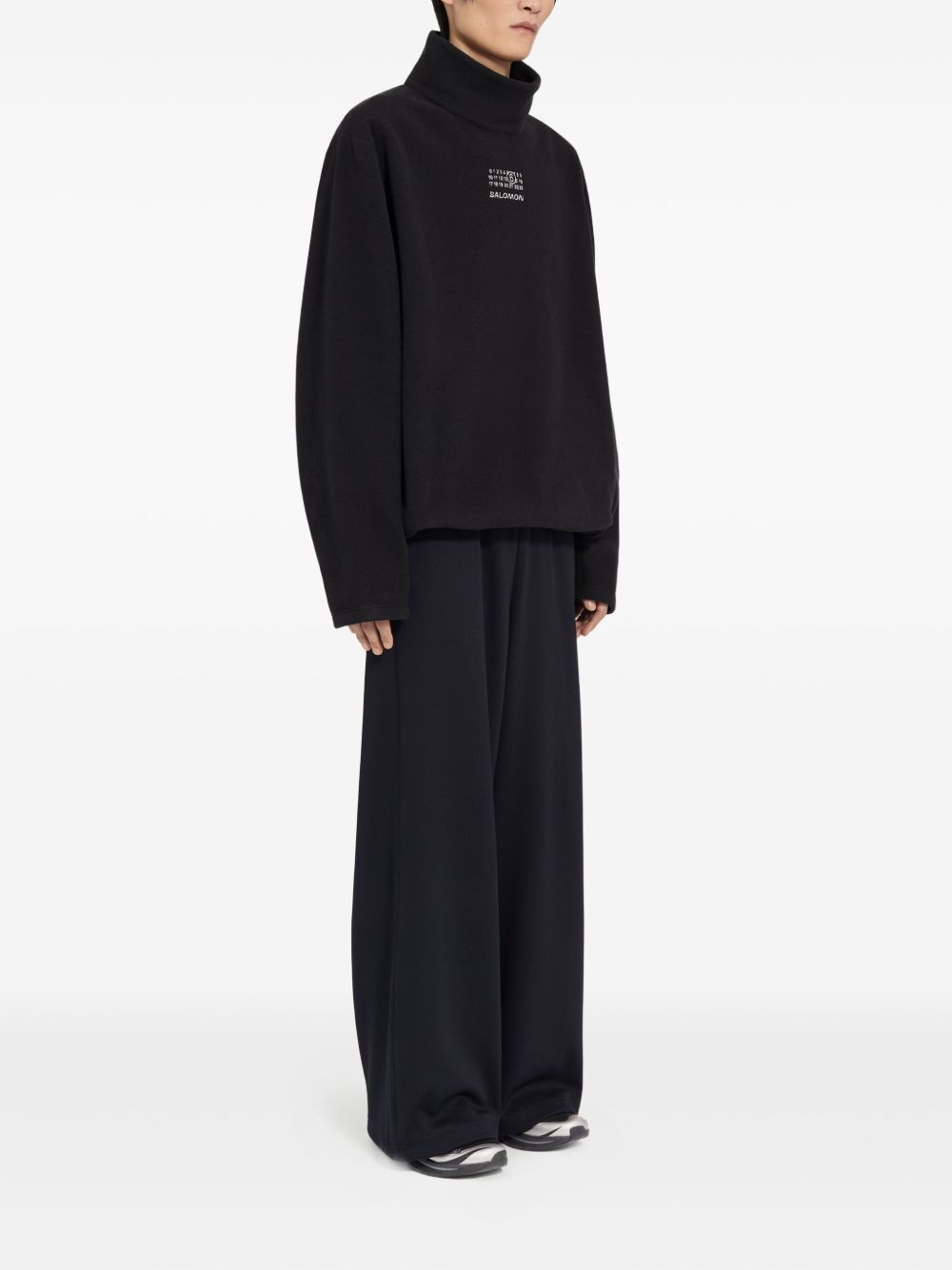 MM6 Maison Margiela Black Wool Sweater