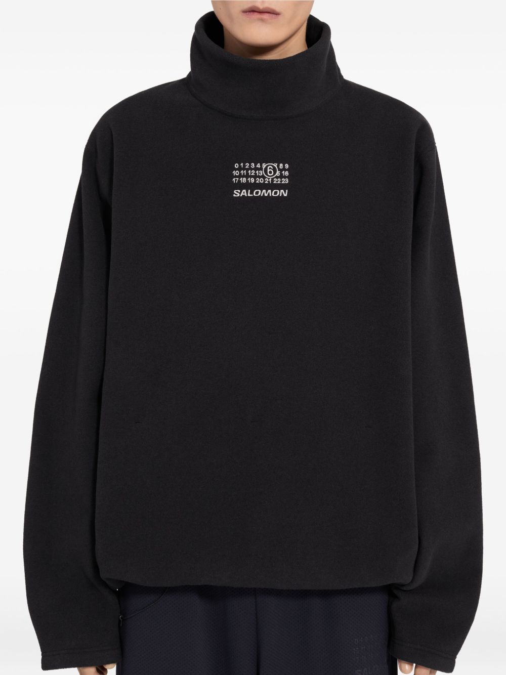 MM6 Maison Margiela Black Wool Sweater