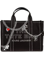 Marc Jacobs Chain-Print Tote Bag in Black