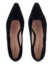 Emporio Armani Black Flat Shoes for Women