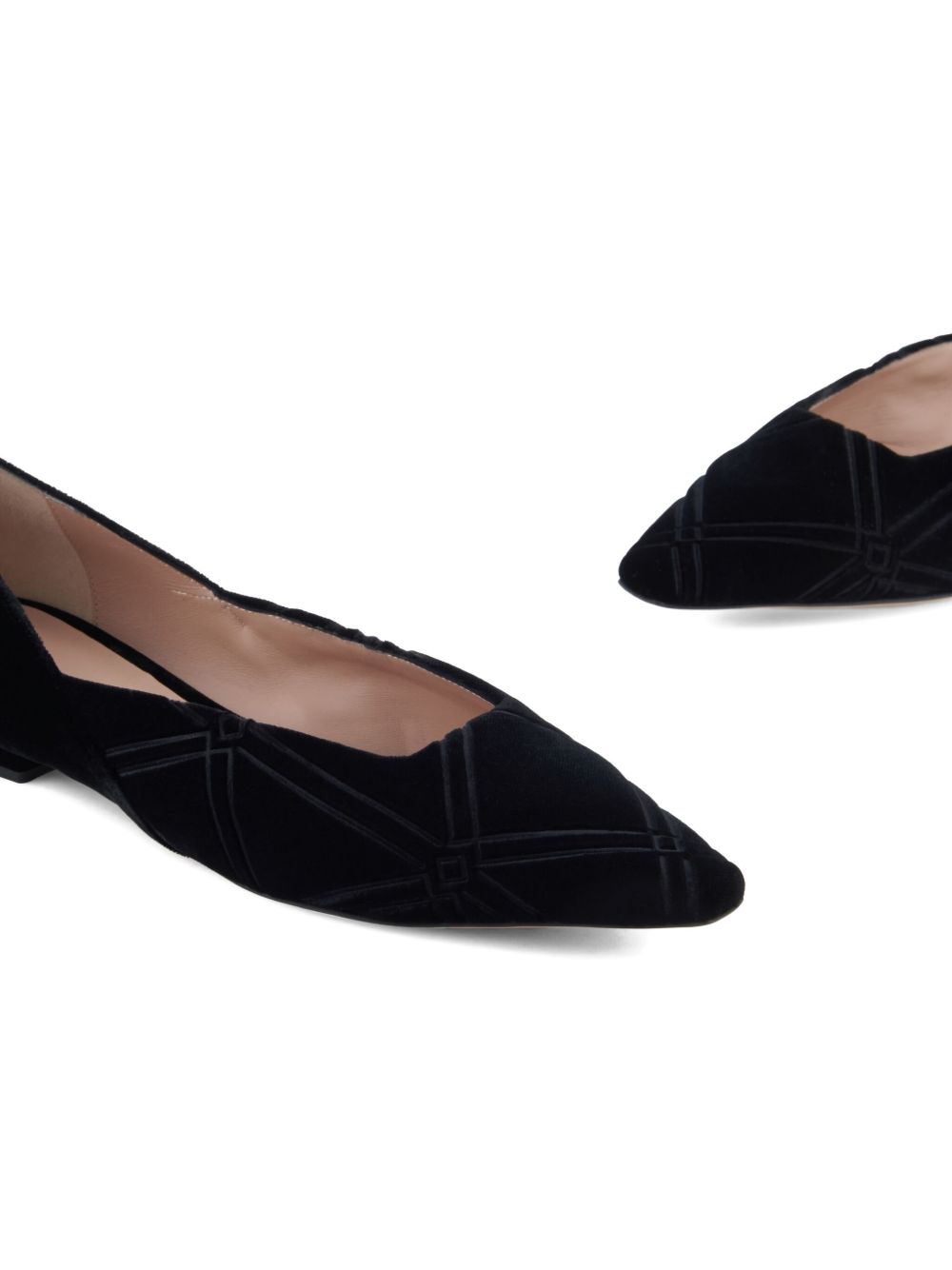 Emporio Armani Black Flat Shoes for Women