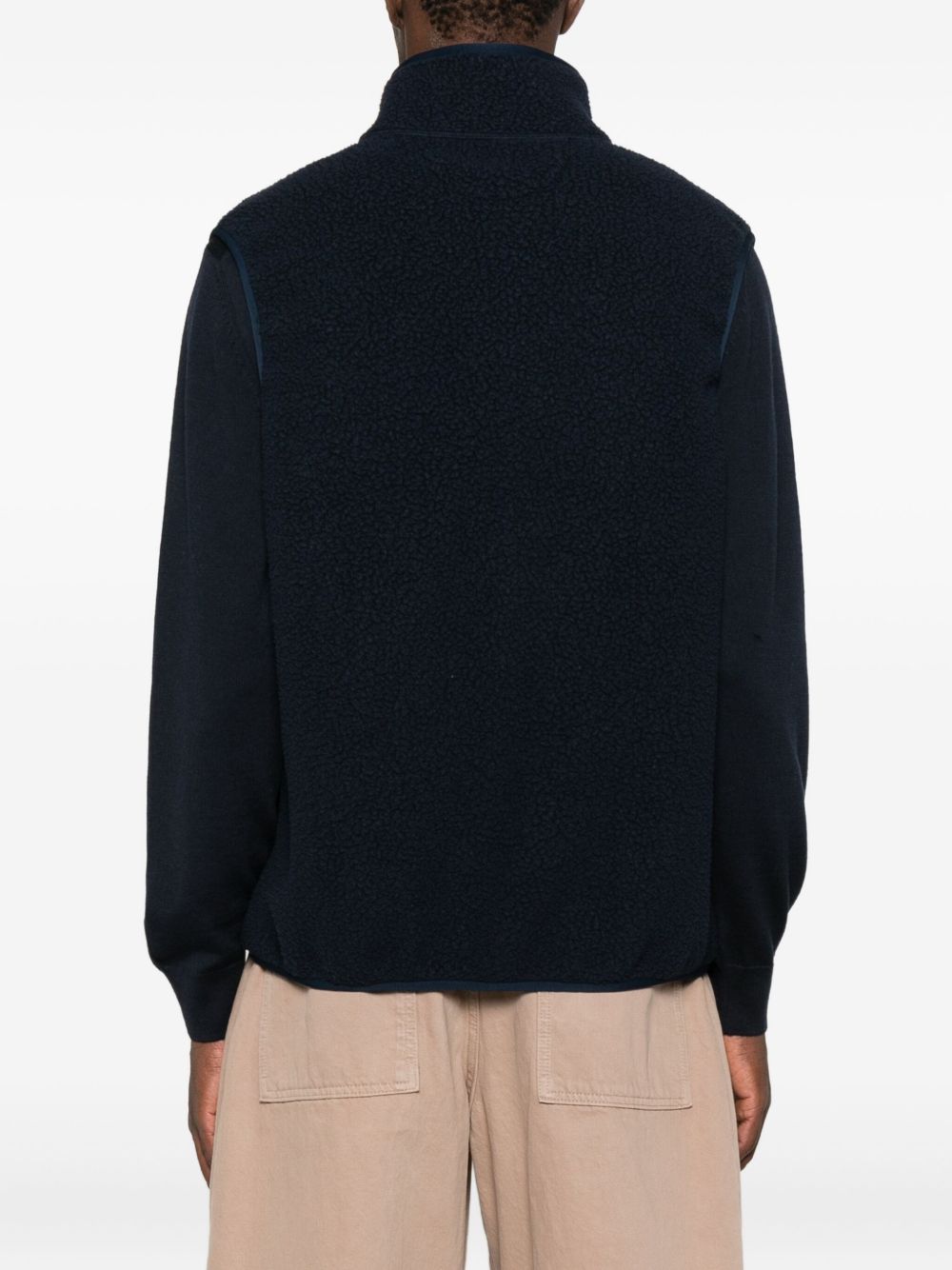 Maison Kitsuné Blue Wool Sweater
