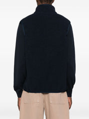 Maison Kitsuné Blue Wool Sweater