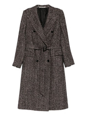 Tagliatore Black Wool Coat — Tailored Double‑Breasted Elegance