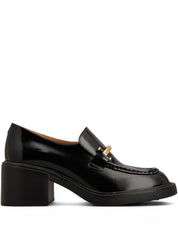 Tod's Black Leather Moccasins for Women