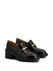 Tod's Black Leather Moccasins for Women