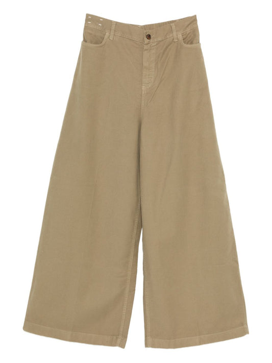 Alysi Green Trousers: Effortless Elegance for Women