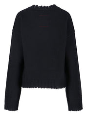 Uma Wang Sweaters Black cashmere crewneck