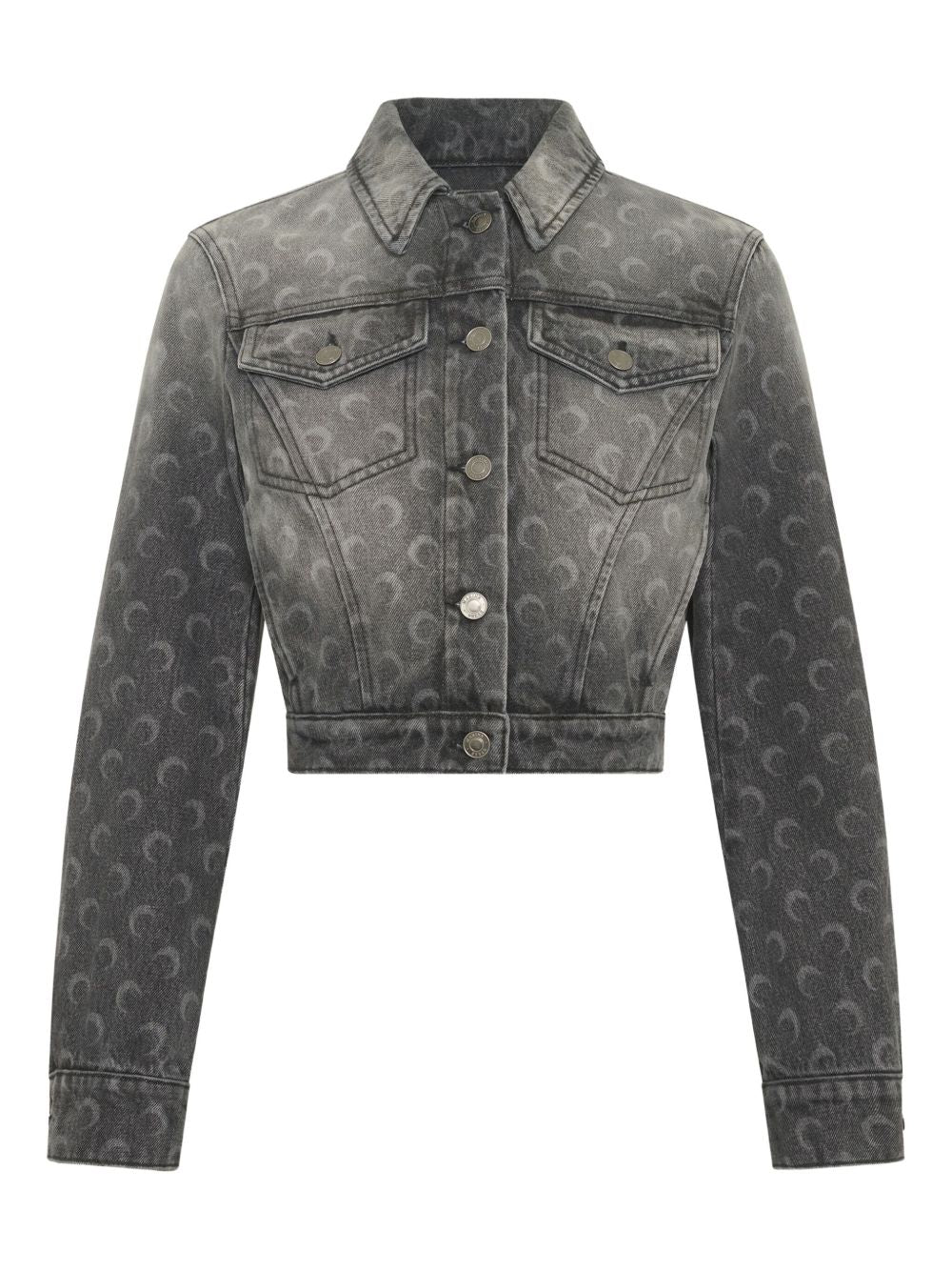 Marine Serre Grey Coat for Women