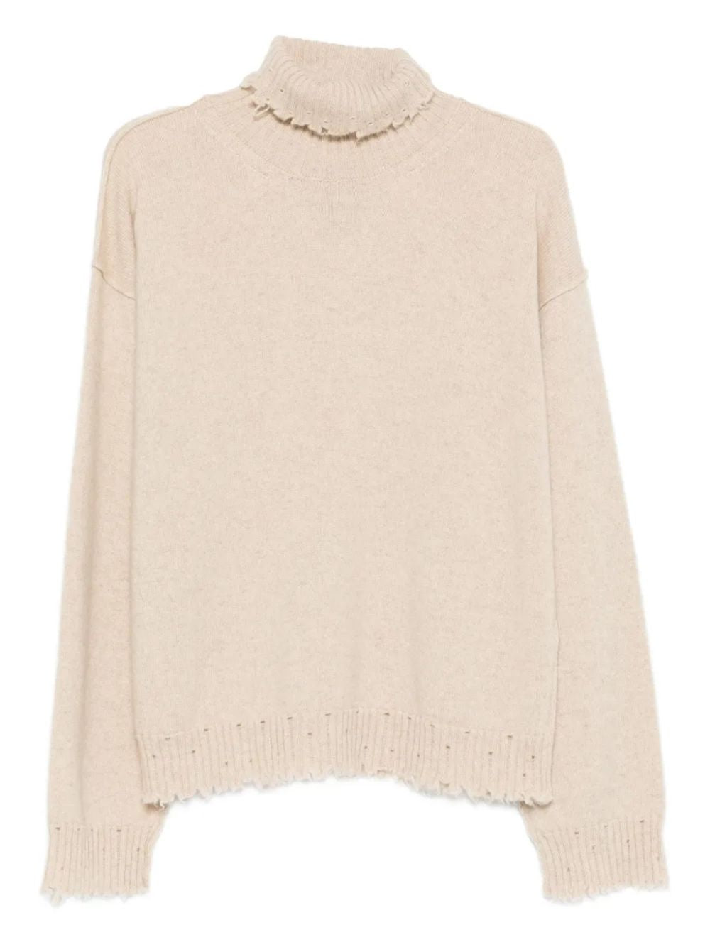 Uma Wang Sweaters Beige cashmere turtleneck