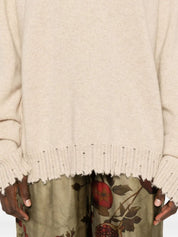 Uma Wang Sweaters Beige cashmere turtleneck