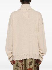 Uma Wang Sweaters Beige cashmere turtleneck
