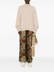 Uma Wang Sweaters Beige cashmere turtleneck