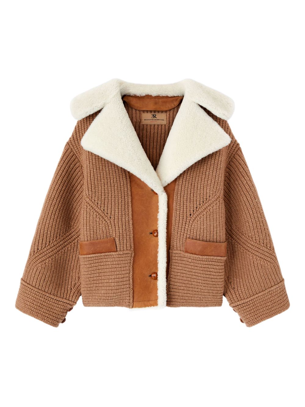 Ermanno Scervino Beige Wool Coat