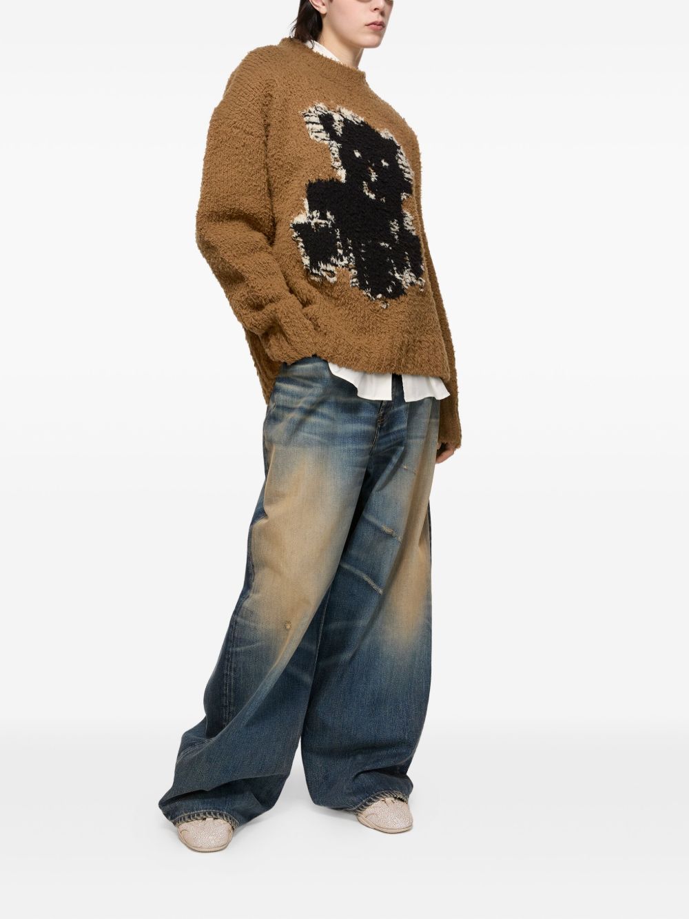 Acne Studios Beige Wool Sweater