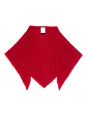 Faliero Sarti Red Wool Scarf