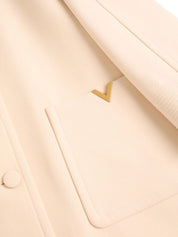 Valentino Beige Wool Coat
