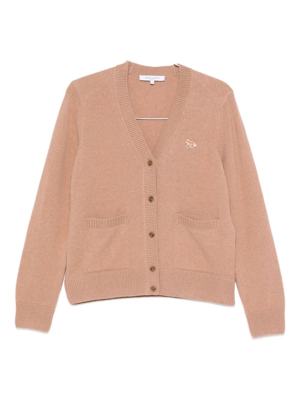 Maison Kitsuné Camel Wool Sweater