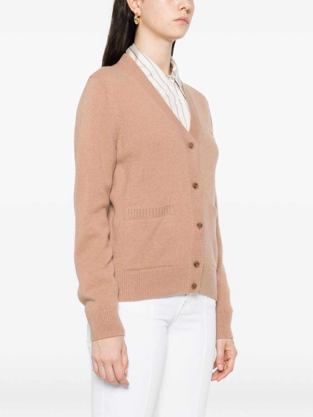 Maison Kitsuné Camel Wool Sweater