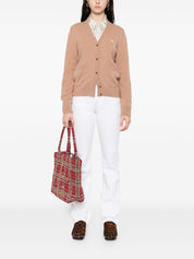 Maison Kitsuné Camel Wool Sweater