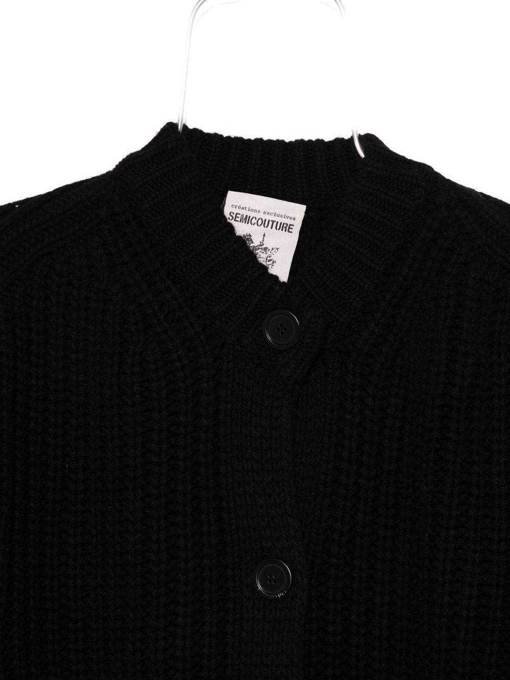 Semicouture Black Wool Sweater