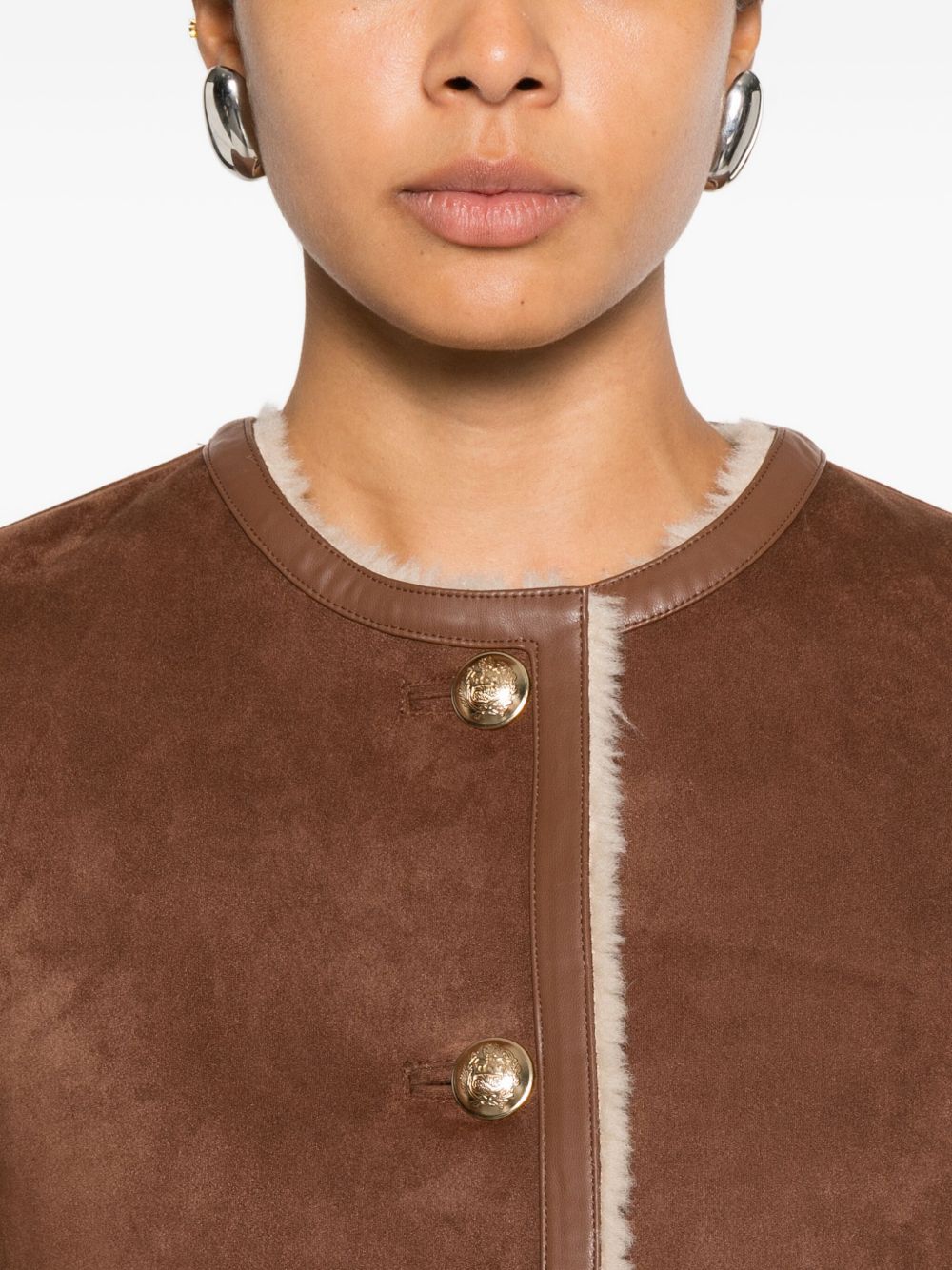 Semicouture Brown Women's Jacket