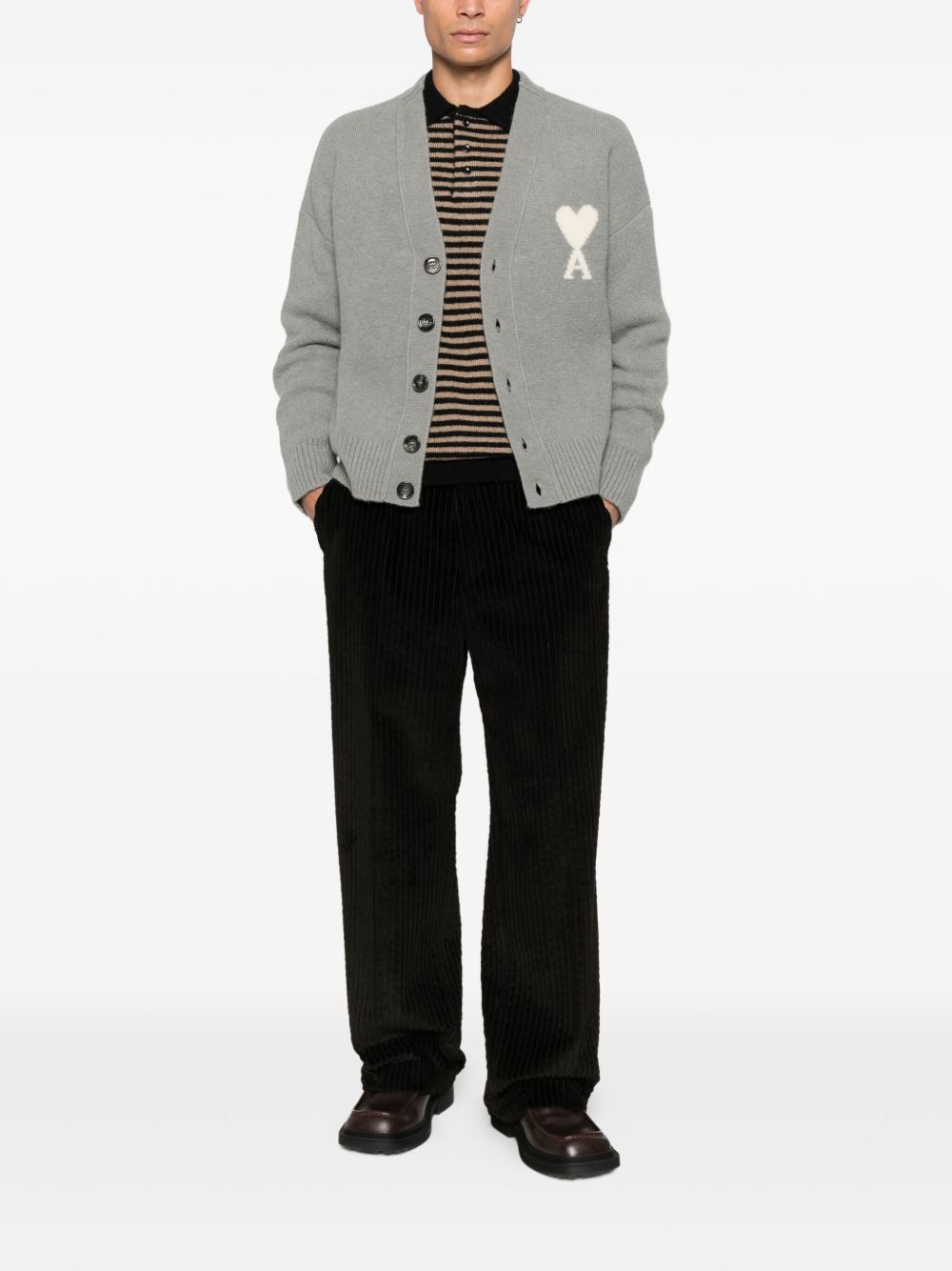 Ami Paris Grey Sweater