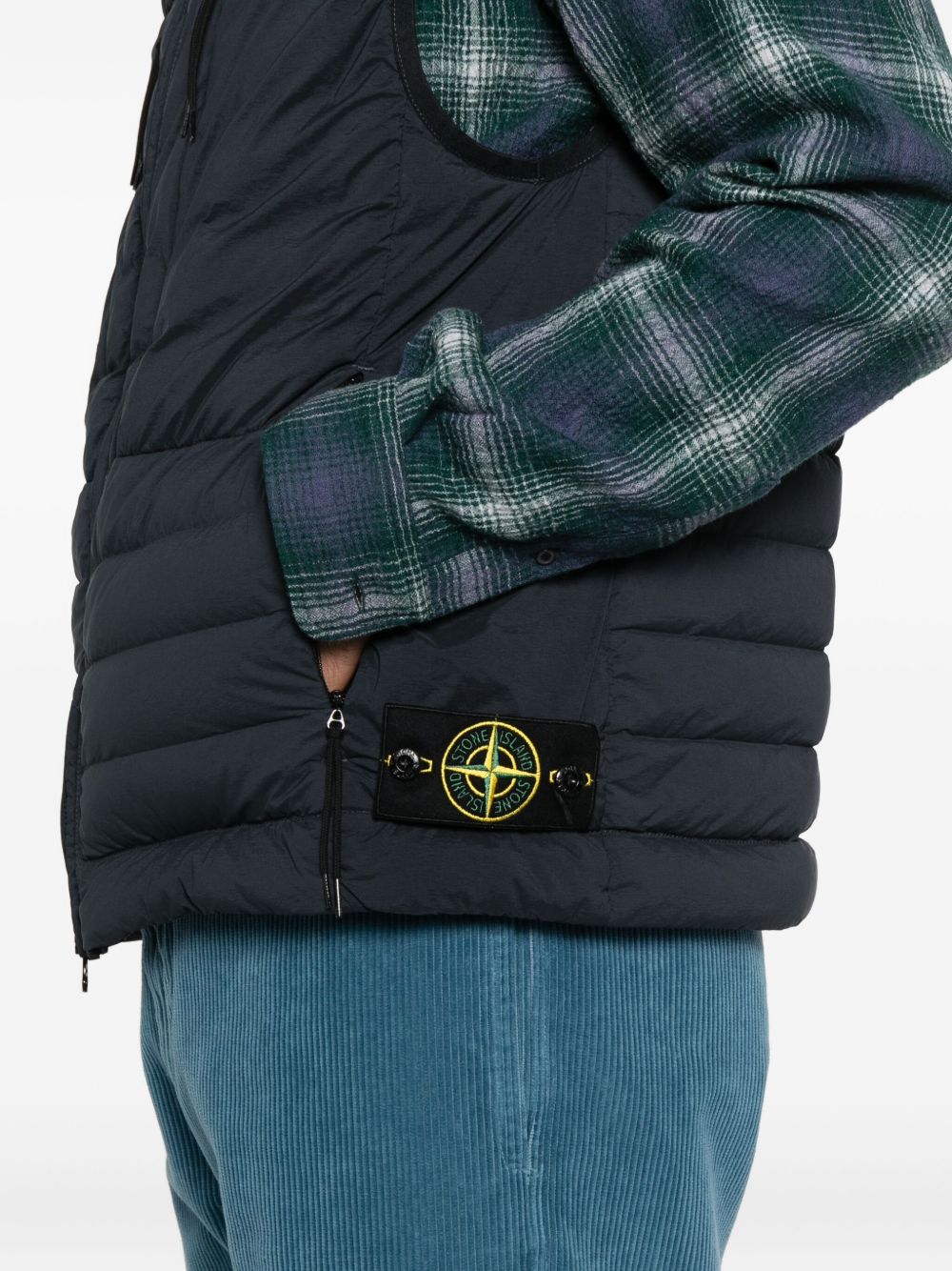 Stone Island Blue Men's Vest