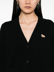 Maison Kitsuné Black Wool Sweater