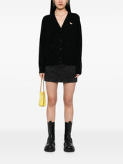 Maison Kitsuné Black Wool Sweater