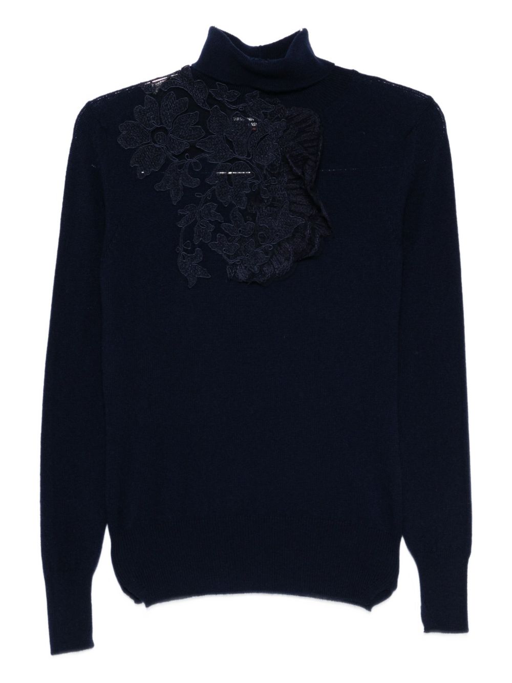 Ermanno Scervino Blue Wool Sweater