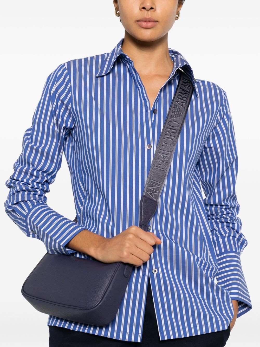Emporio Armani Blue Shoulder Bag