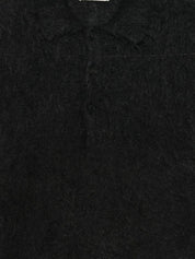 Auralee Black Cotton T‑Shirt