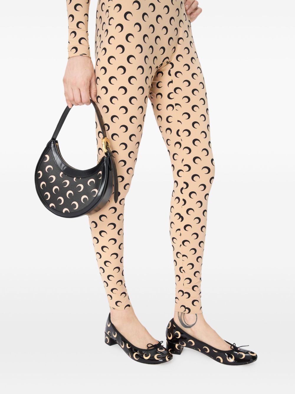 Marine Serre Black Handbag