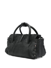 ZANELLATO CAPSULE Black Dotta CBI Leather Handbag