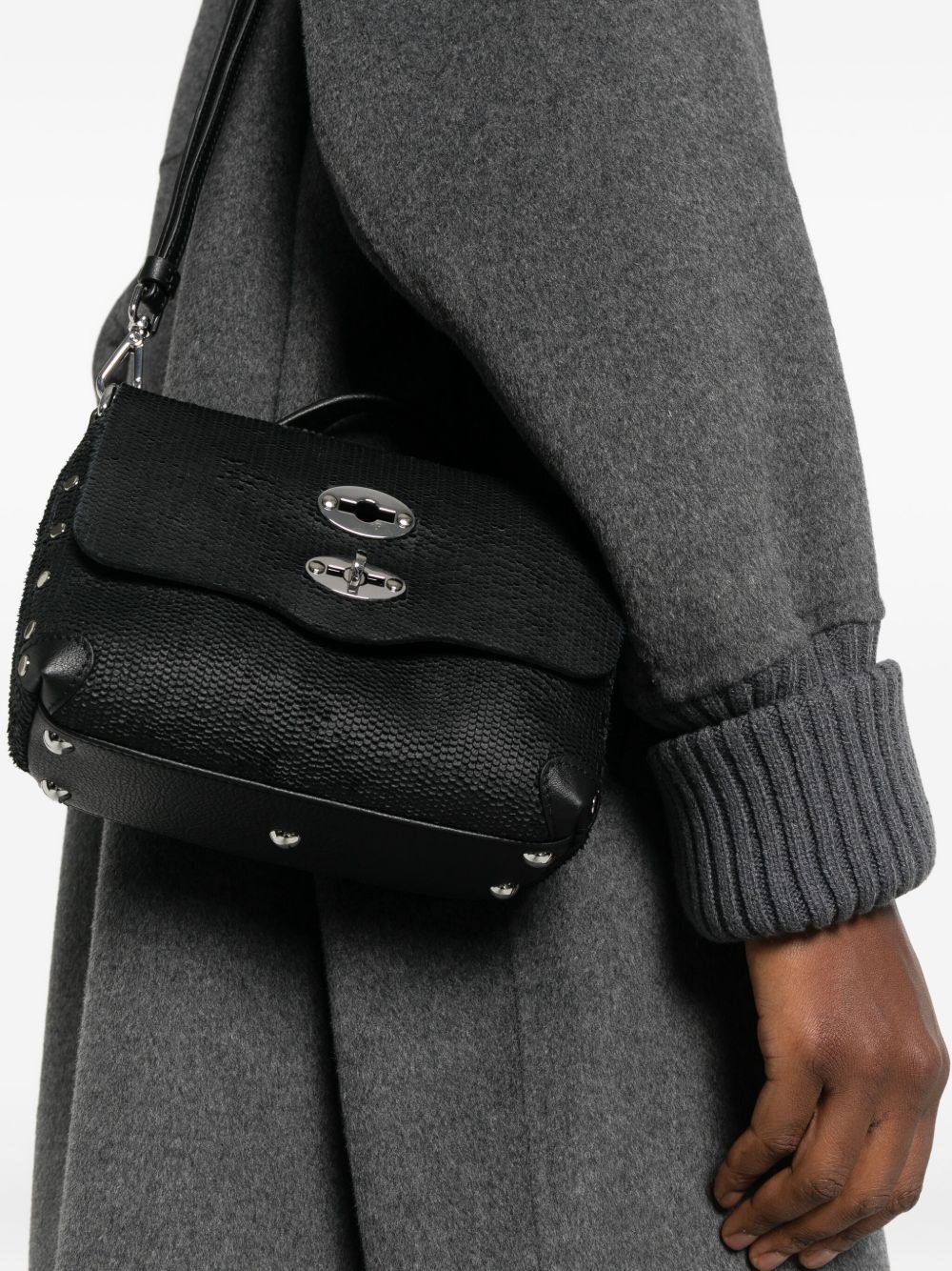 Zanellato Capsule Black Handbag — Postina CBI Baby