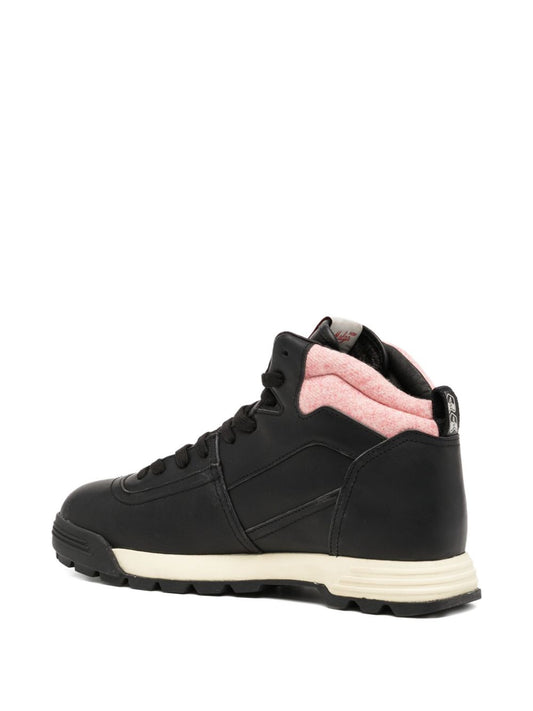 AUTRY Black Boots — Mid Leather Boots for Fall‑Winter Style