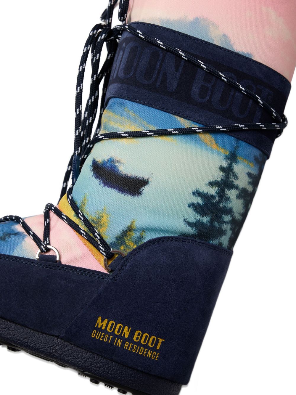 MOON BOOT X GUEST IN RESIDENCE Blue Snow Boots