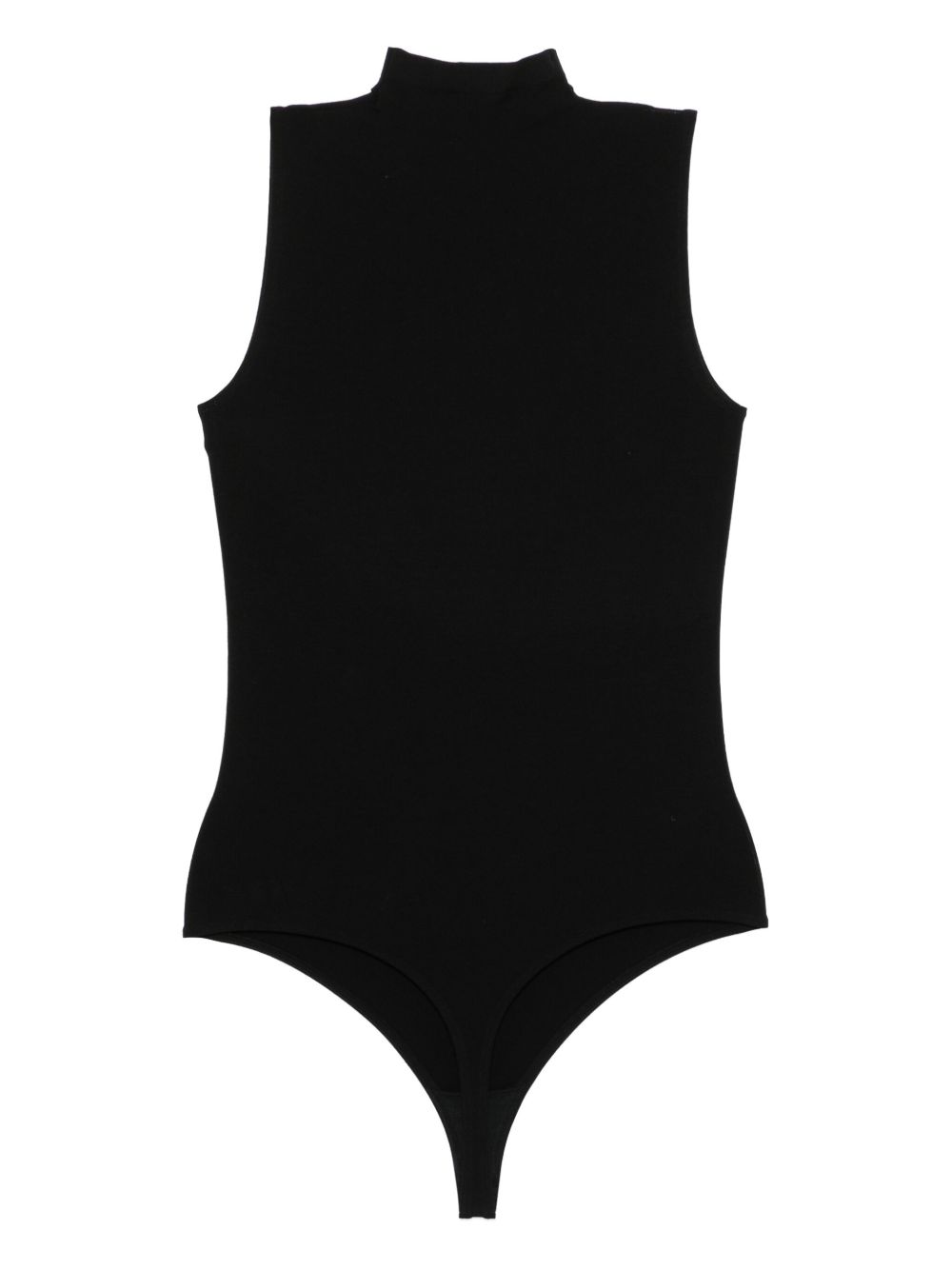 Wolford Top Black — Sleeveless High‑Neck Modal Bodysuit