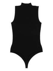 Wolford Top Black — Sleeveless High‑Neck Modal Bodysuit