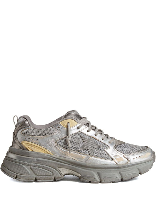 Golden Goose Lightstar Sneakers — Silver Men’s Sneakers