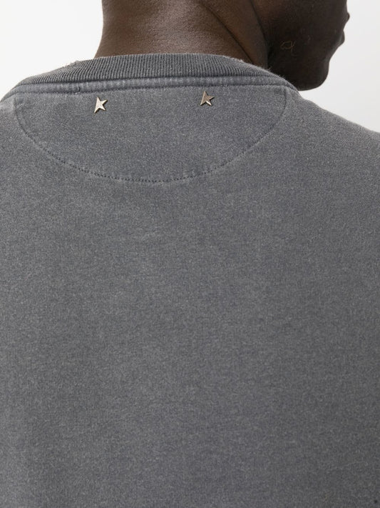 Golden Goose Grey T‑Shirts & Polos — Lightweight Cotton Tops
