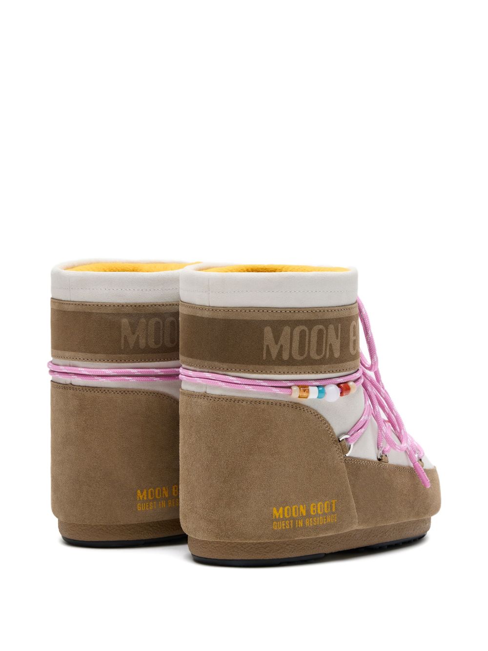 MOON BOOT X GUEST IN RESIDENCE Beige Boots — Icon Low