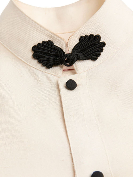 Valentino Cream Silk Shirt — Refined Everyday Luxury