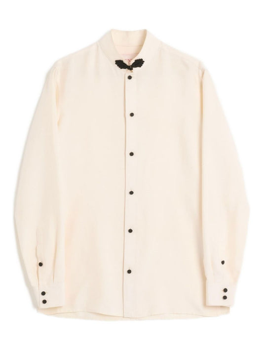 Valentino Cream Silk Shirt — Refined Everyday Luxury