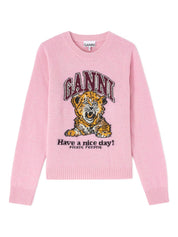 GANNI Sweaters Pink