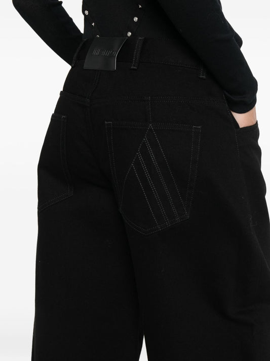 The Attico Jeans Black — Tailored Maternity Jeans for Women